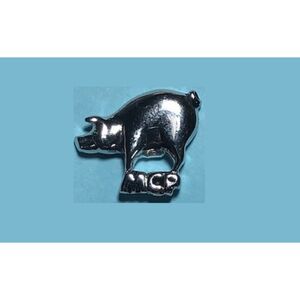MCP-Male Chauvinist PIG ,whining Women's Protest Pin,Silver-Tone Pin Gift